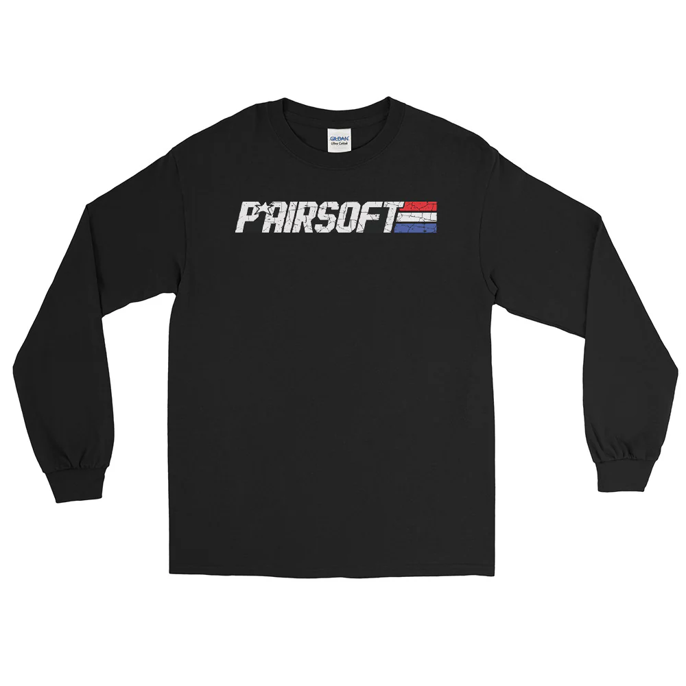 P* Airsoft RETRO logo Men’s Long Sleeve Shirt