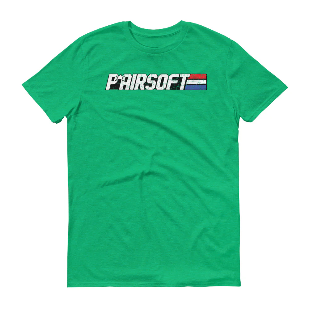 P* Airsoft RETRO logo Short-Sleeve T-Shirt - Image 13