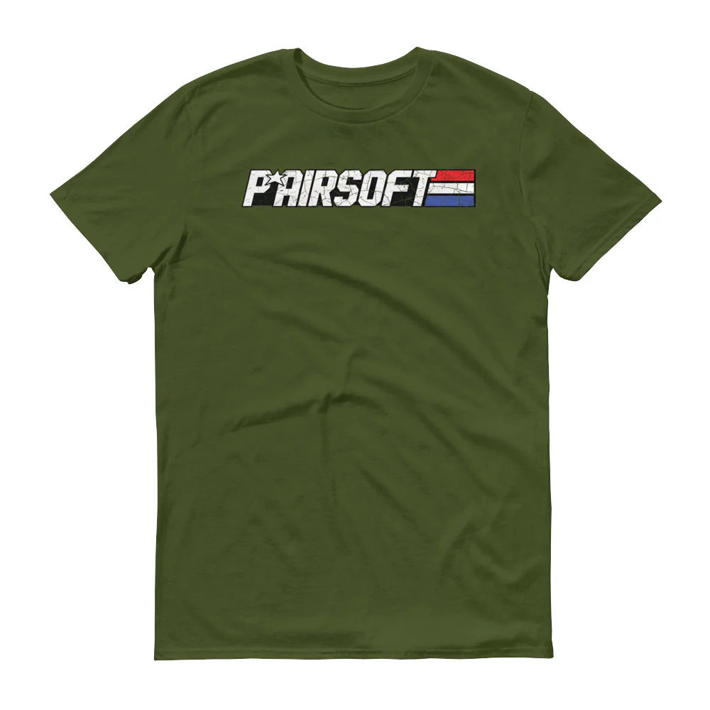 P* Airsoft RETRO logo Short-Sleeve T-Shirt - Image 4