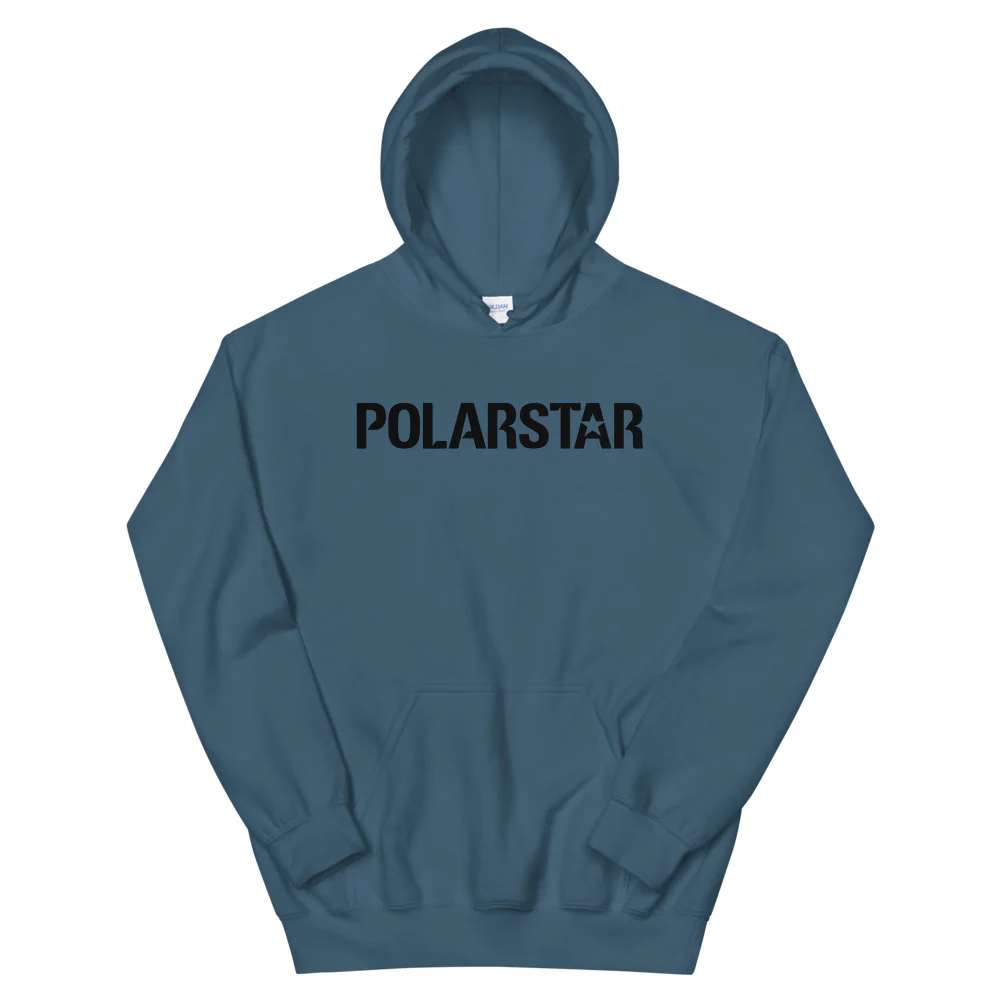 Polarstar (BLK LOGO) Unisex Hoodie - Image 3