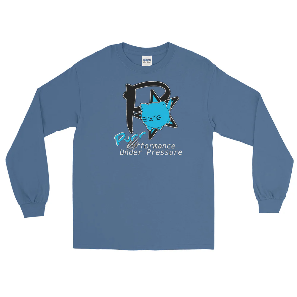 Purrformance Under Pressure - Men’s Long Sleeve Shirt - "Animal Rescue Fundraiser" - Image 4