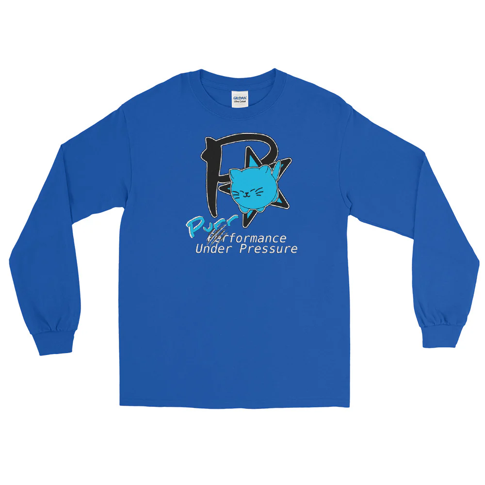 Purrformance Under Pressure - Men’s Long Sleeve Shirt - "Animal Rescue Fundraiser" - Image 6