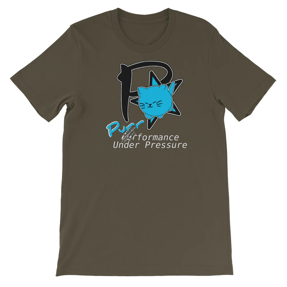 Purrformance Under Pressure - Short-Sleeve Unisex T-Shirt --- "Animal Rescue Fundraiser" - Image 4