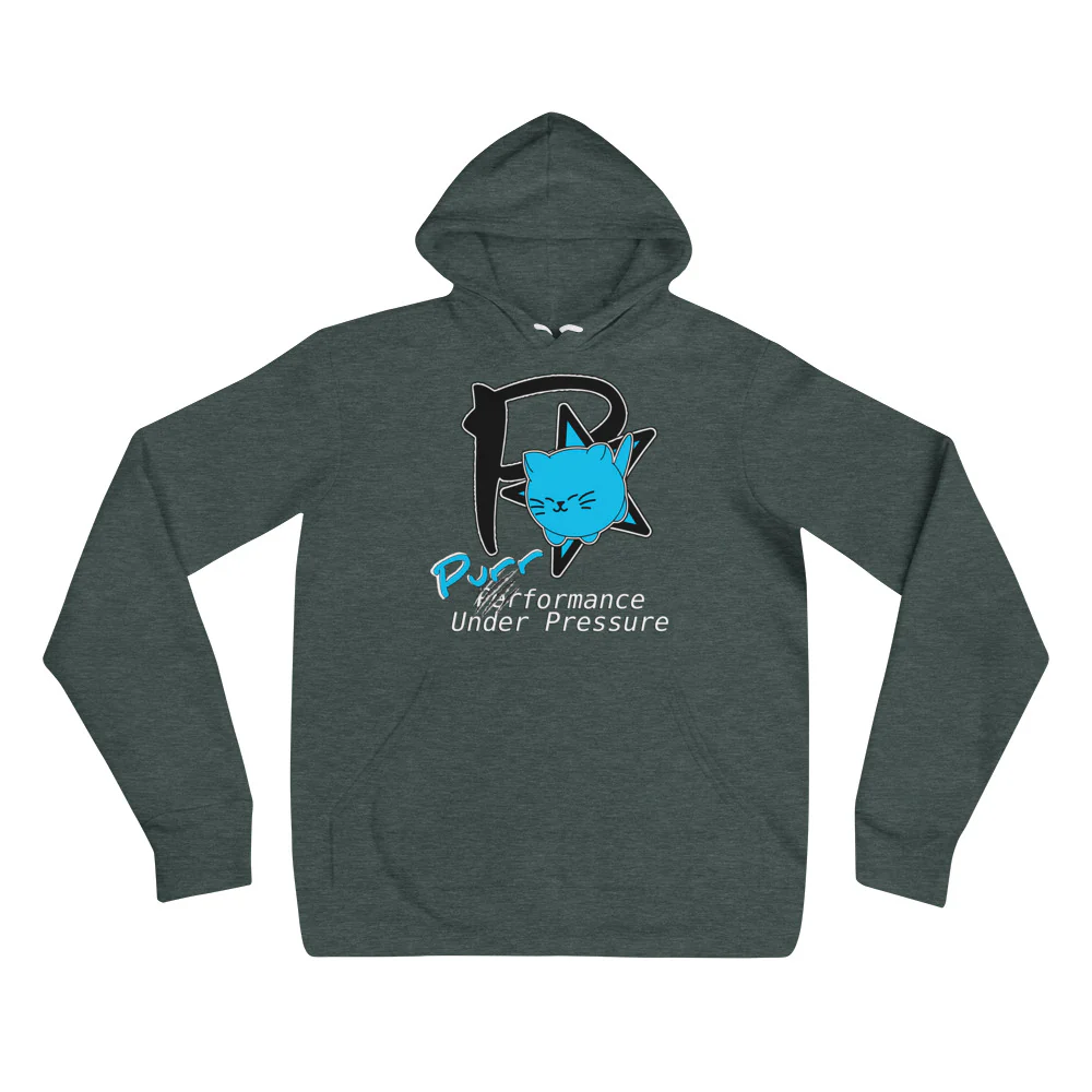 Purrformance Under Pressure Unisex hoodie --- *Animal Rescue Fundraiser" - Image 3